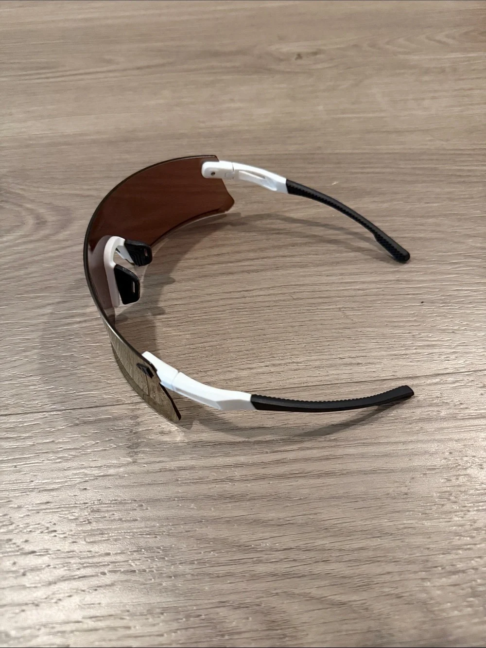 Adidas Sport Dunamis Running Sunglasses SP0090 (White/Gold Mirror)